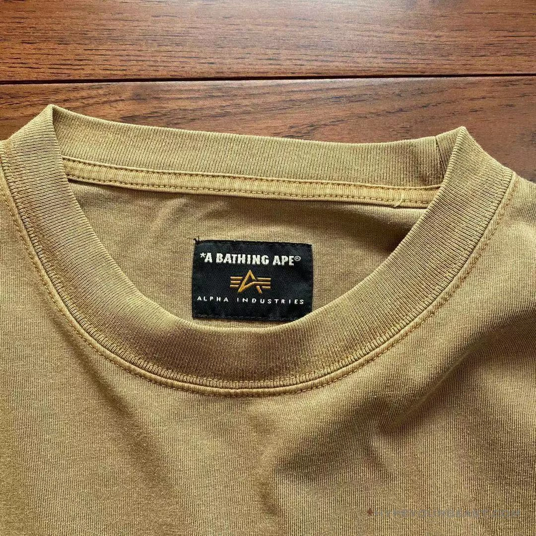 HypeYourBeast Bape Long Sleeve Tee Shirt Brown