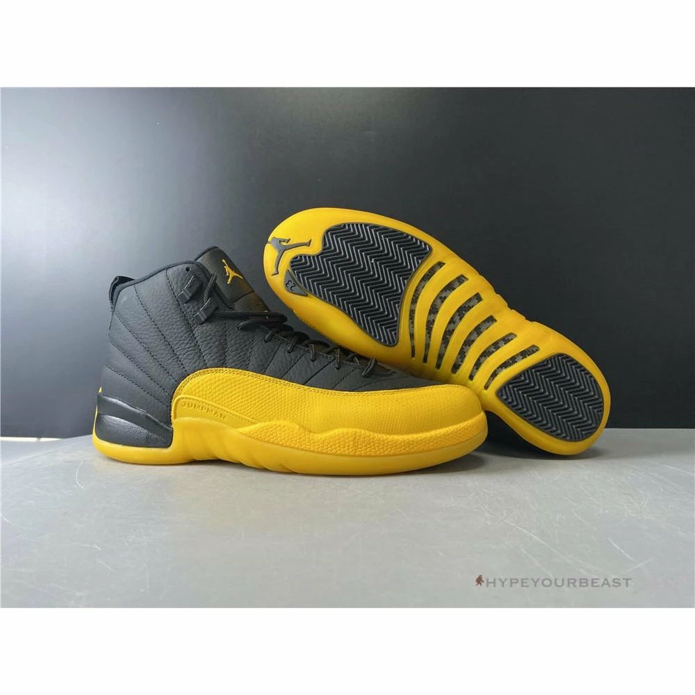 Air Jordan 12 Retro Black ‘University Gold’