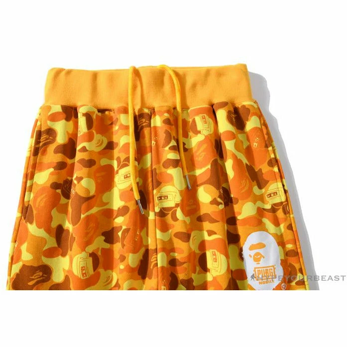 BAPE X PUBG Joint PUBG PUBG Eating Chicken Orange Camouflage Pants