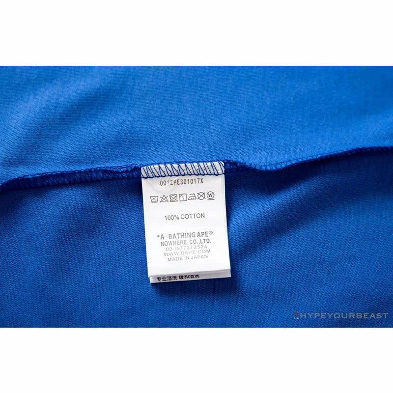 BAPE Baby Milo Sesame Street Carp Streamer Tee Shirt ‘BLUE’