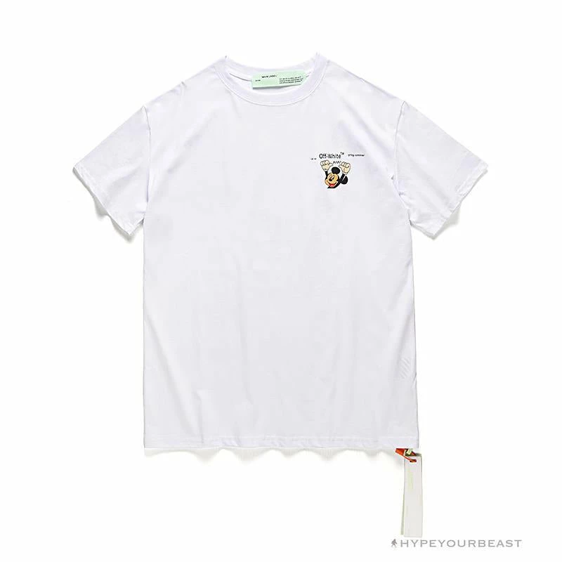 T-Shirts OFF-WHITE Disney Spring X Summer Mickey With Pluto Tee Shirt ‘WHITE’