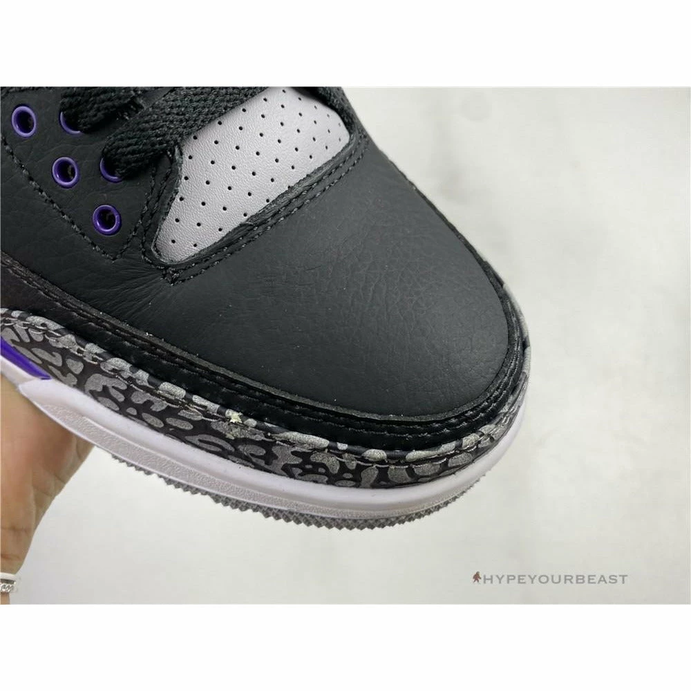 Air Jordan 3 ‘Court Purple Black Cement’