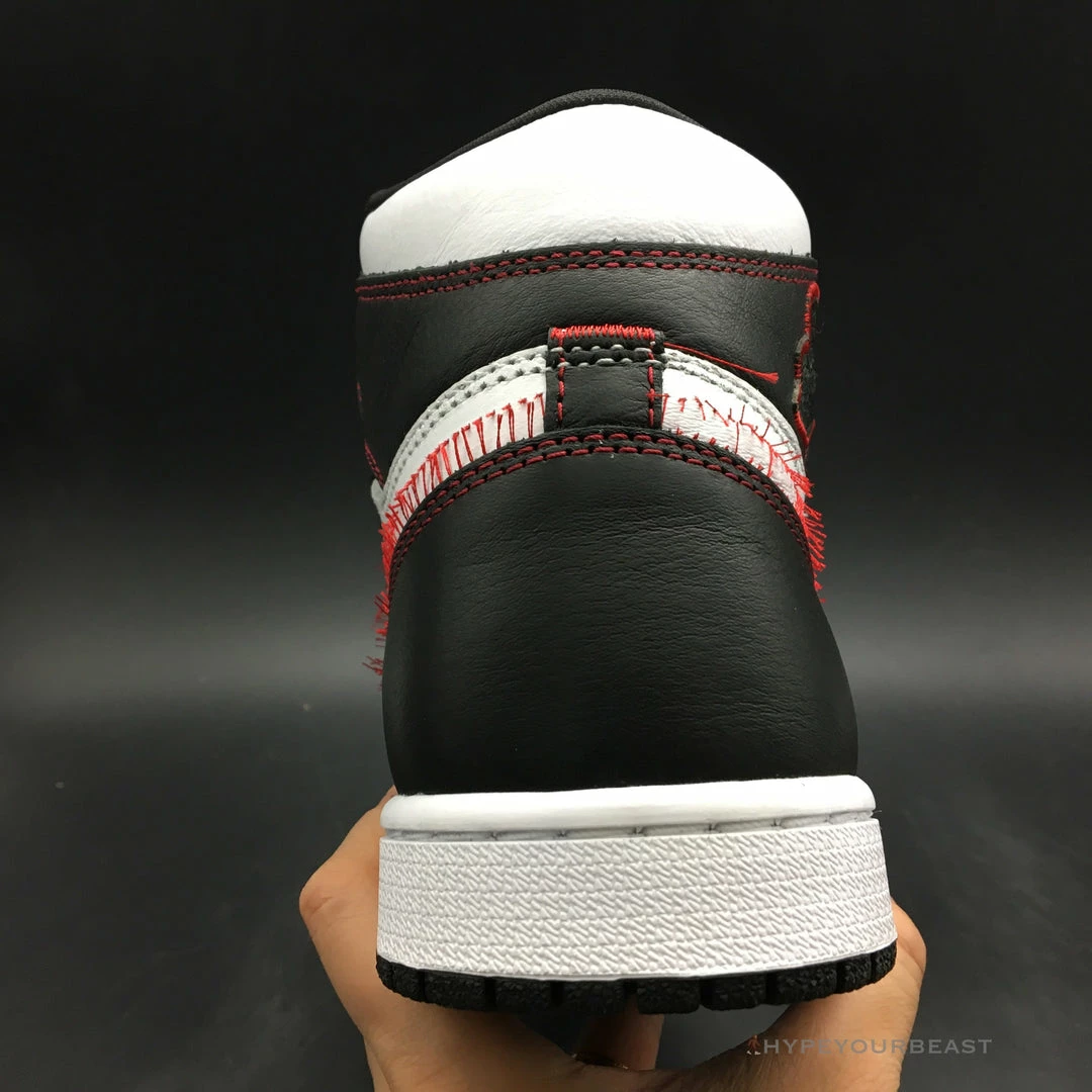 Air Jordan 1 Retro High Defiant White Retro Red