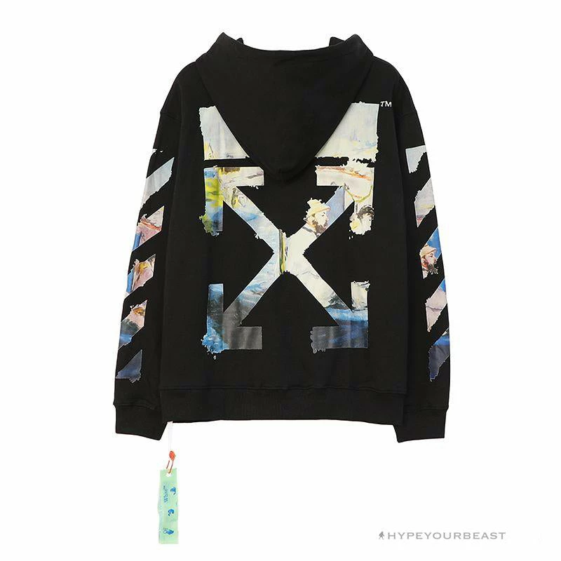 HypeYourBeast Hoodies & Jackets Off White Hoodie Vincent Van Gogh Black