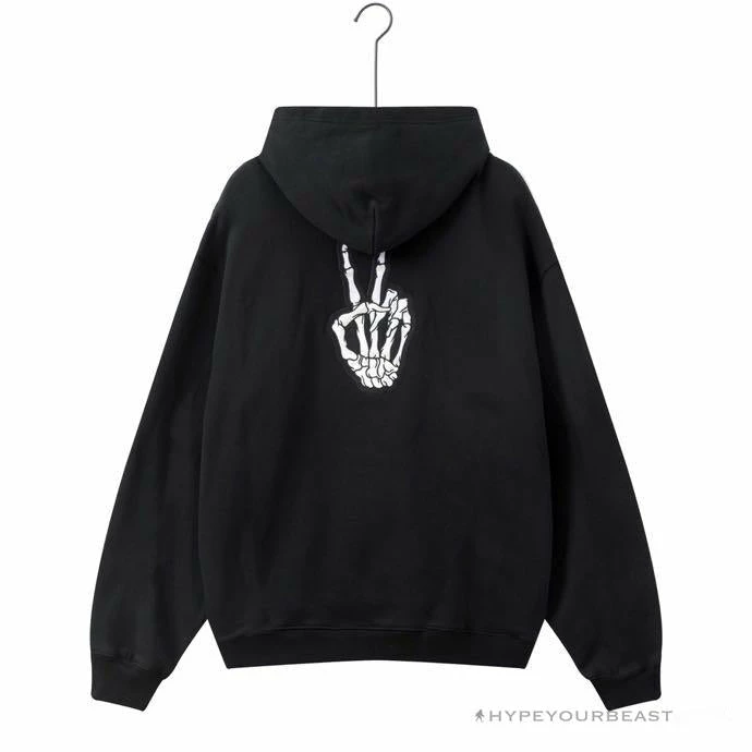 HypeYourBeast BCG Smile Hoodie Black Hoodies & Jackets