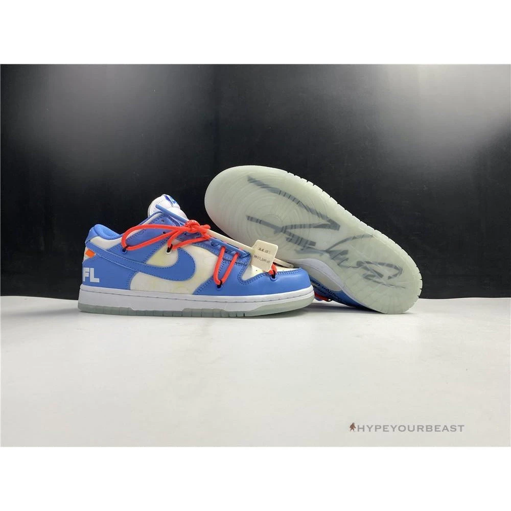 Futura X Off-White X Nike Dunk Low Blue