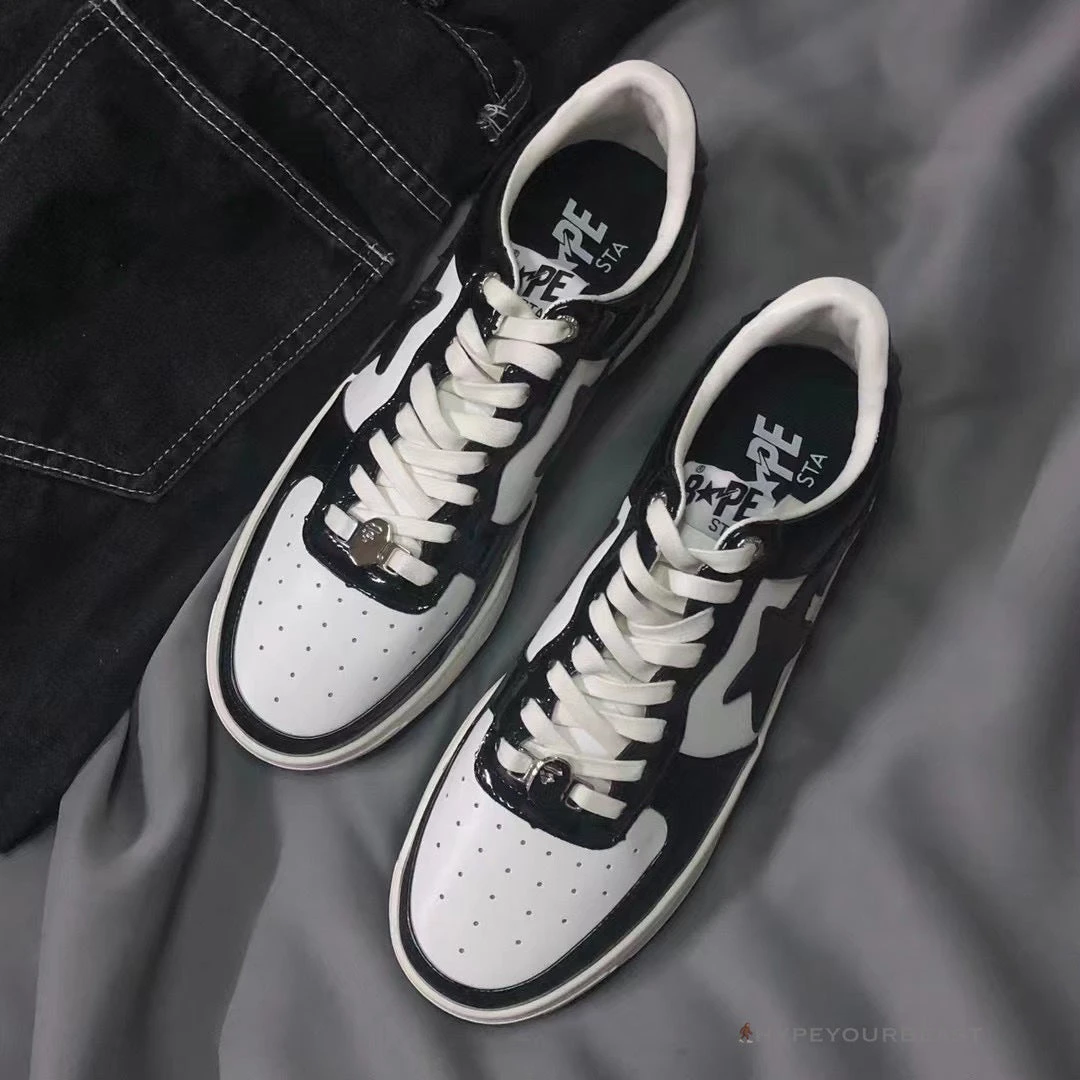 HypeYourBeast BAPE STA Low Top Sneakers Black