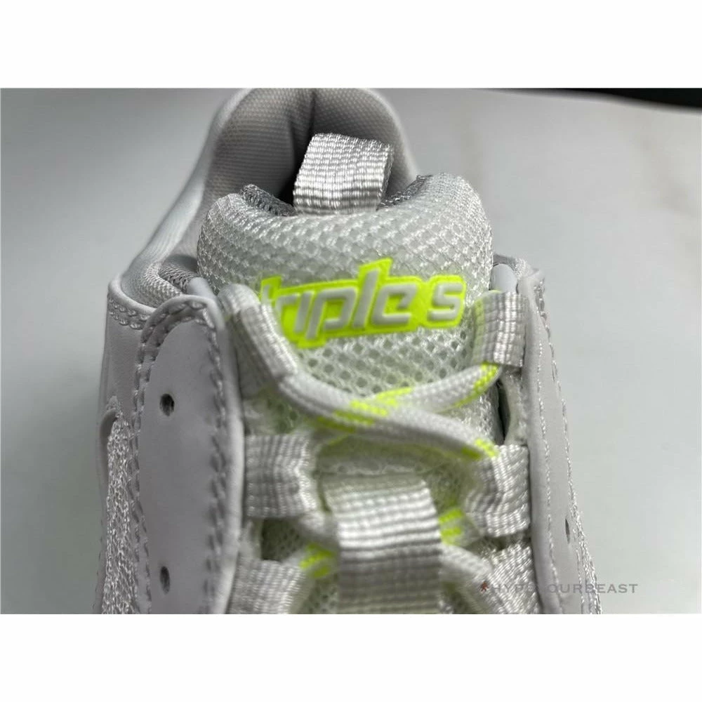 hypeyourbeast bcg triple s white neon yellow Ba*len*cia*ga triple s