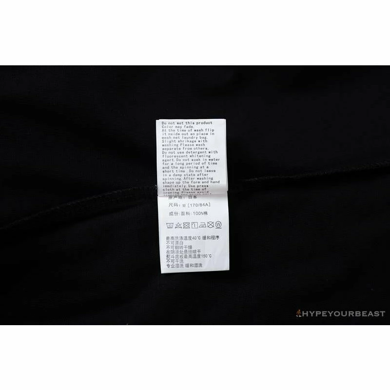 Clothes BAPE Spoof Dollar Bill Tee Shirt ‘BLACK’