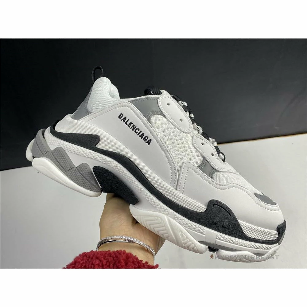 bcg triple s white / black Ba*len*cia*ga triple s