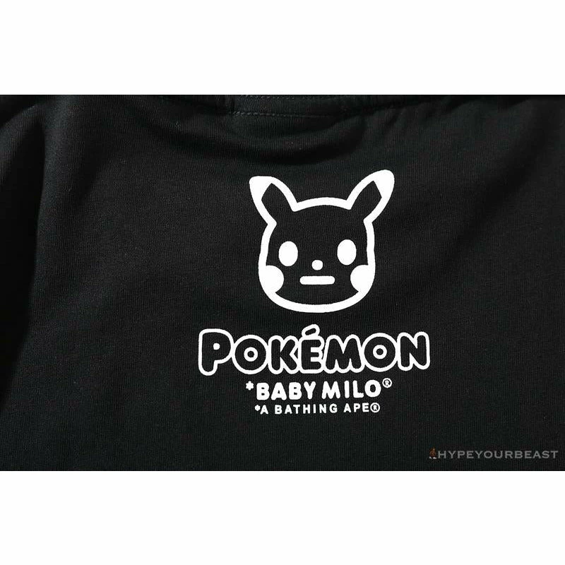 BAPE Baby Milo Pokémon Tee Shirt ‘BLACK’ Clothes
