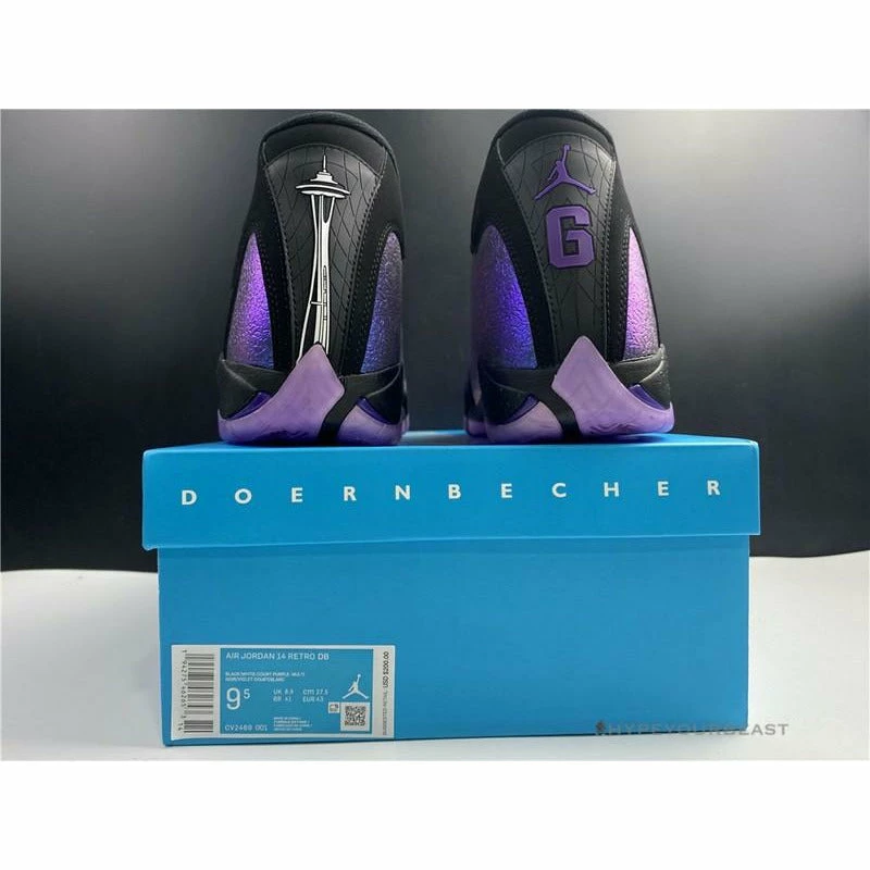 HypeYourBeast Air Jordan 14 ‘Doernbecher’ Purple