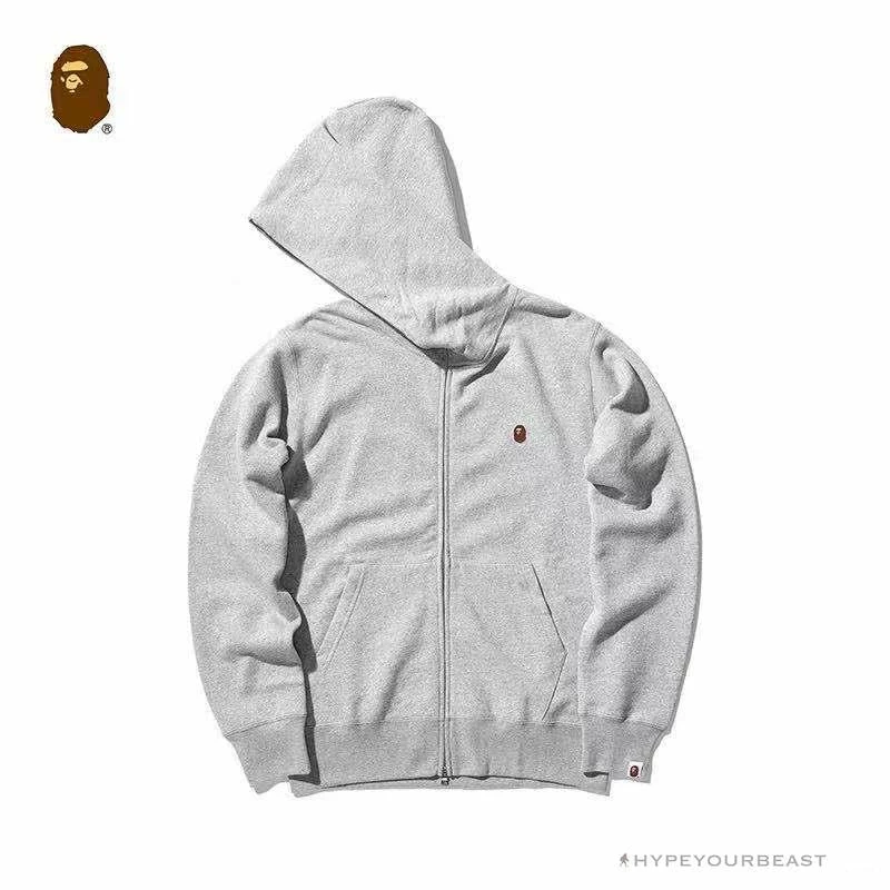 BAPE Classic Ape Head Hoodie ‘GREY’
