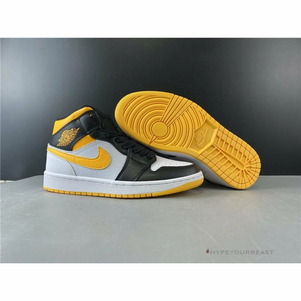 Air Jordan 1 Mid ‘Red Yellow Swoosh’