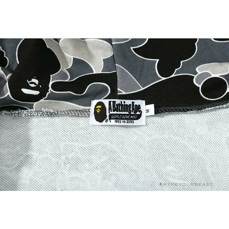 BAPE Shark Head STA Star Camouflage Hoodie ‘BLACK’