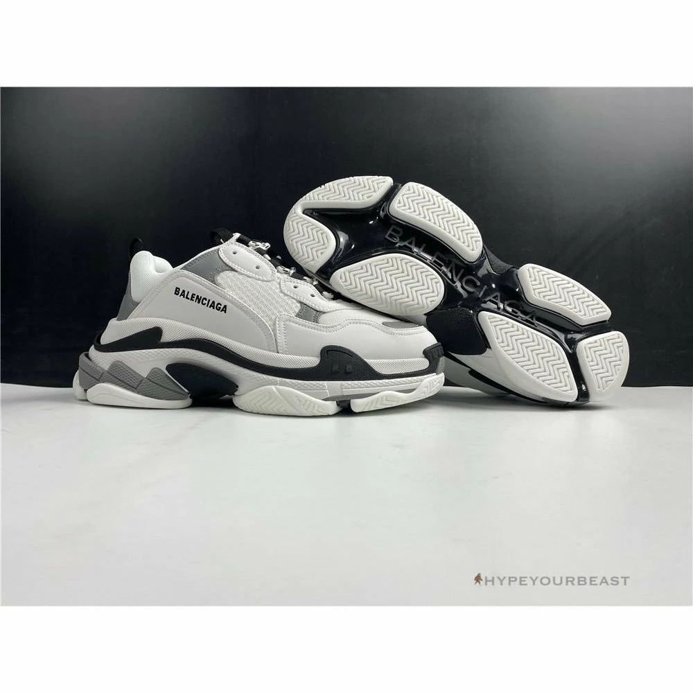 bcg triple s white / black Ba*len*cia*ga triple s