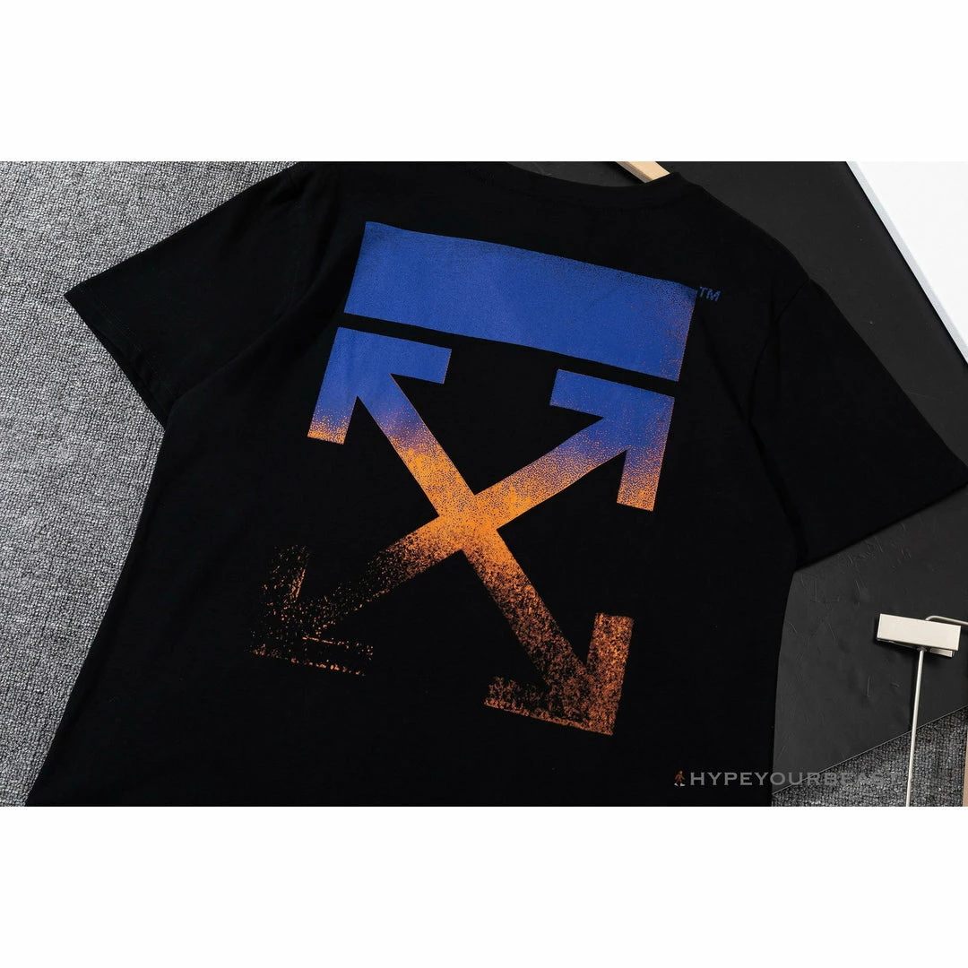 OFF-WHITE Gradient Classic Cross Arrow Tee Shirt ‘BLACK’