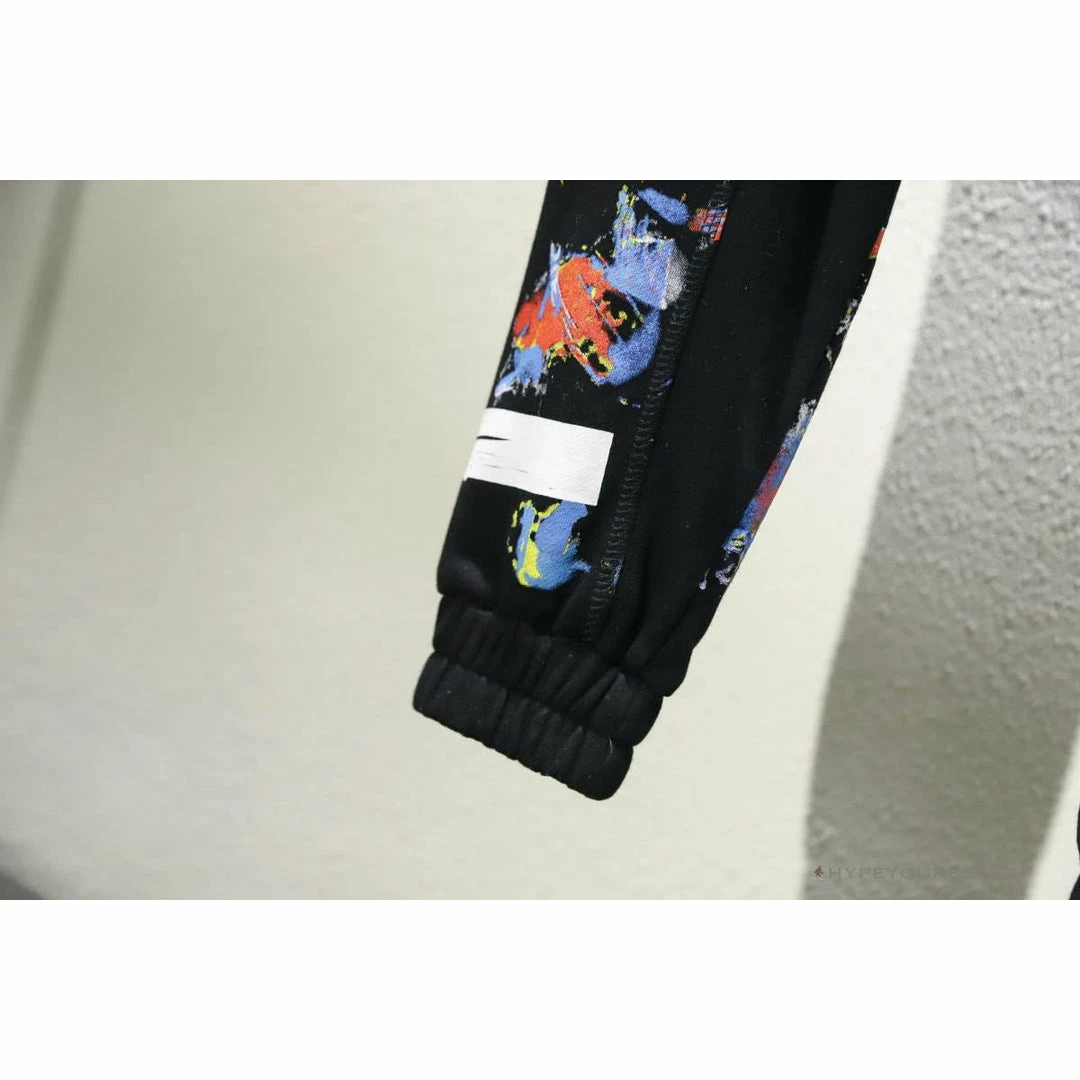 OFF-WHITE Pants Black Paint