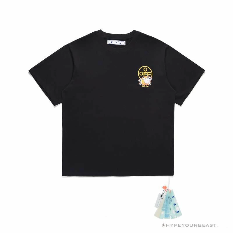 OFF-WHITE Hawaiian Cow Arrow Tee Shirt ‘BLACK’