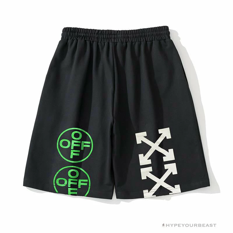 OFF-WHITE Golden Ratio Shorts ‘BLACK’ Pants