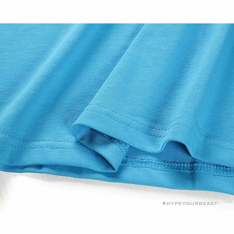 OFF-WHITE Explosive Strip Basic Arrow Tee Shirt ‘BLUE’ T-Shirts