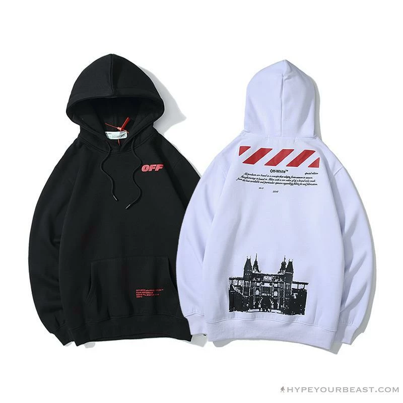 OFF-WHITE CO VIRGIL ABLO Netherlands Museum Hoodie ‘WHITE’ Hoodies & Jackets