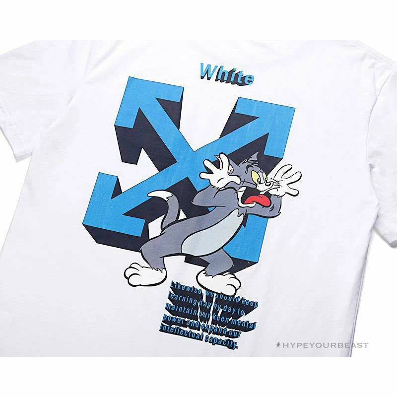 OFF-WHITE Tom And Jerry Loose Tee Shirt ‘WHITE’ T-Shirts