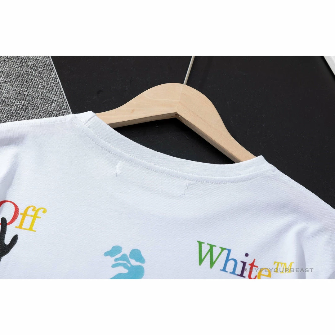 off-white S*pport love ‘white’ tee shirt t-shirts