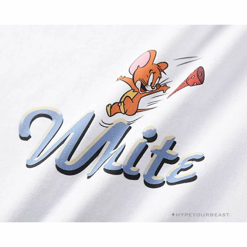 OFF-WHITE Summer Tom And Jerry Print Tee Shirt ‘WHITE’ T-Shirts