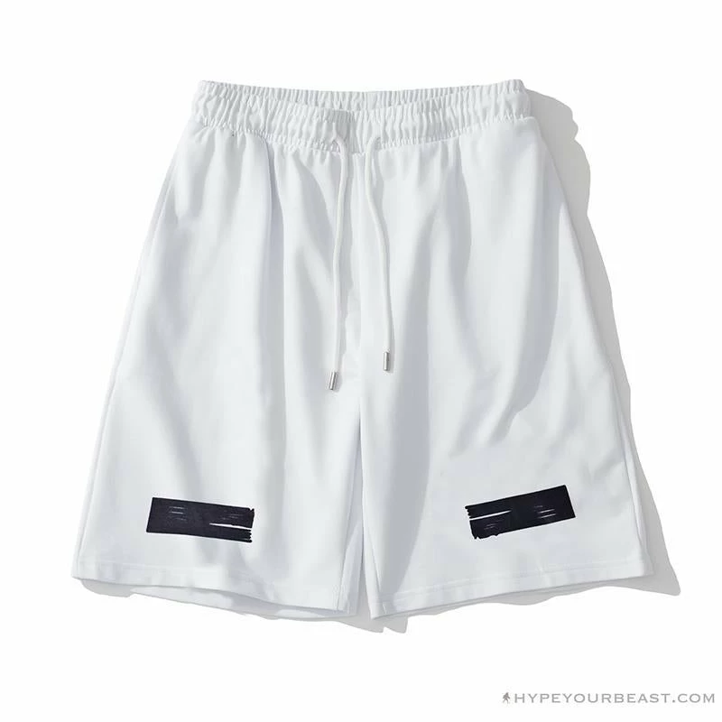 OFF-WHITE Classic Seeing Things Shorts ‘WHITE’