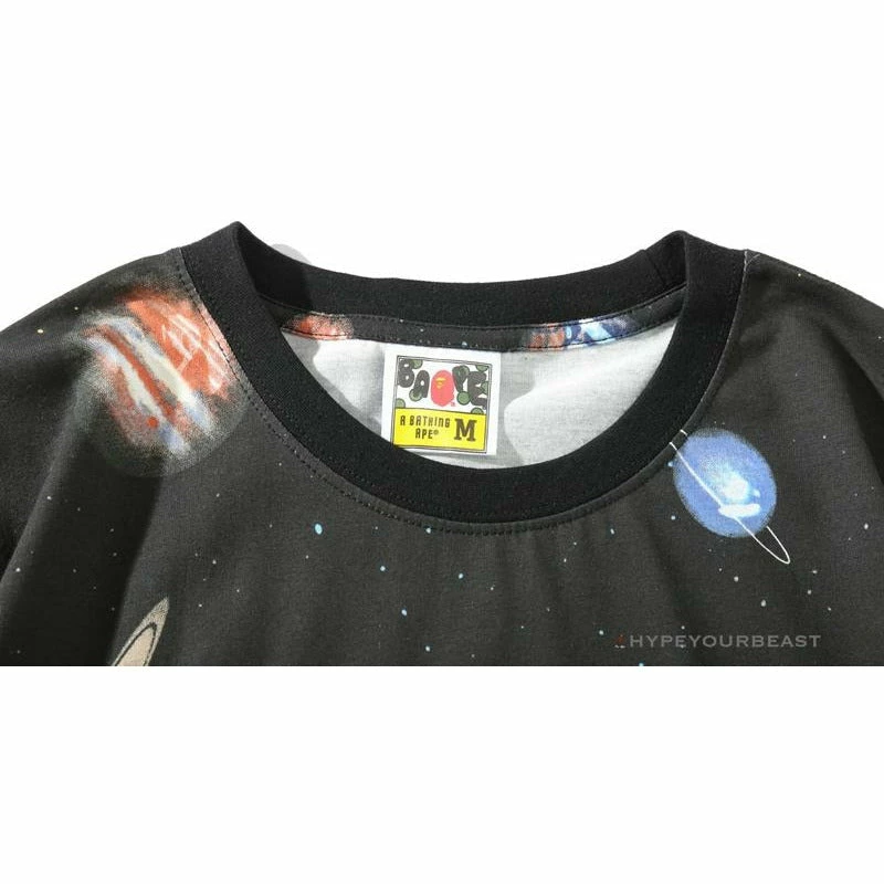 BAPE Shark Head Planet Tee Shirt Clothes