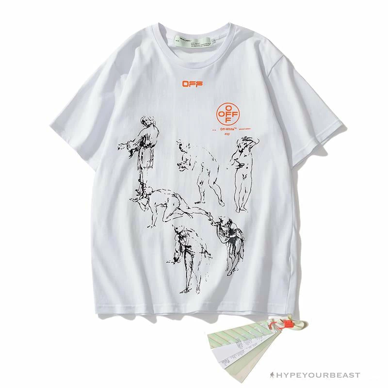 OFF-WHITE The Virgin And Child With Saint Anne Tee Shirt ‘WHITE’ T-Shirts