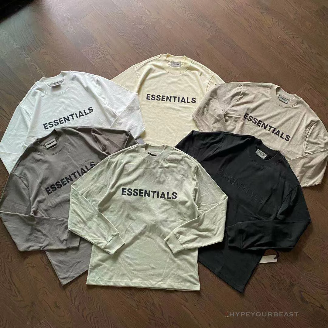 FOG ‘ESSENTIALS’ Long Sleeve Shirt Grey Shirts