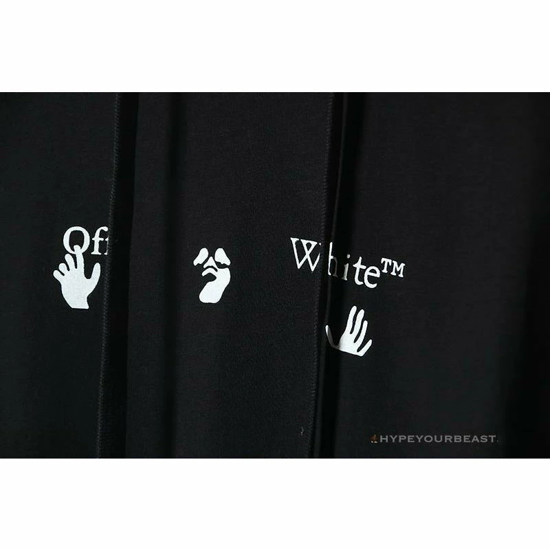 HypeYourBeast Off White Hoodie Black Blue