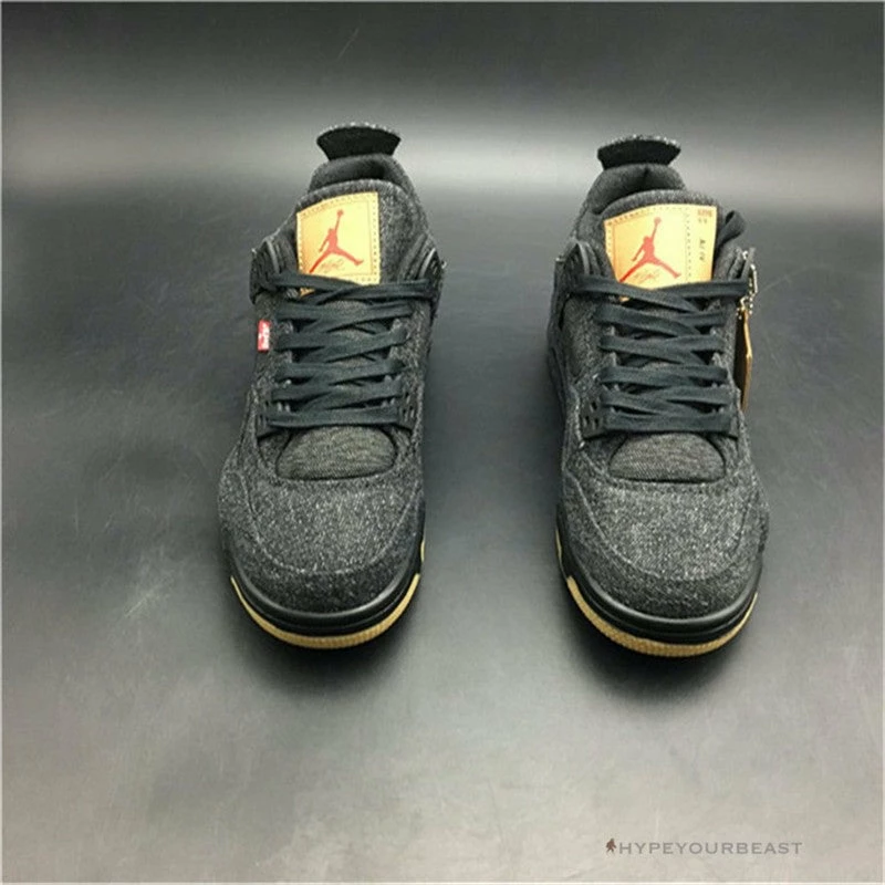 jordan 4 x L*v*s black