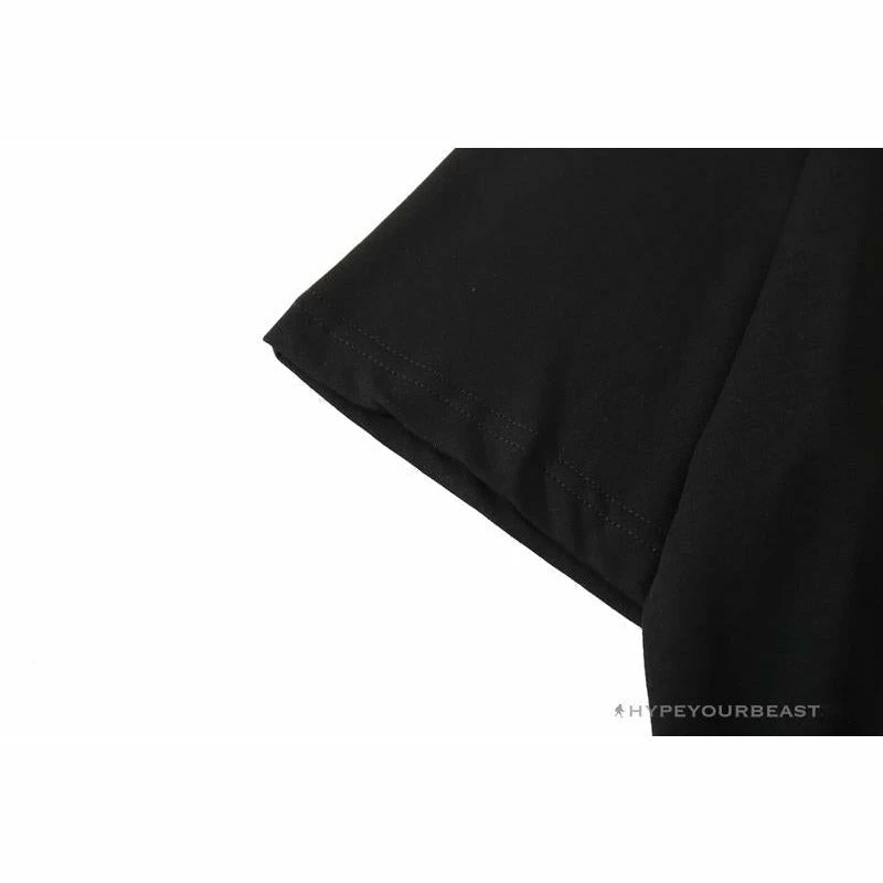 Clothes BAPE Camouflage Three-Color Question Mark Tee Shirt ‘BLACK’