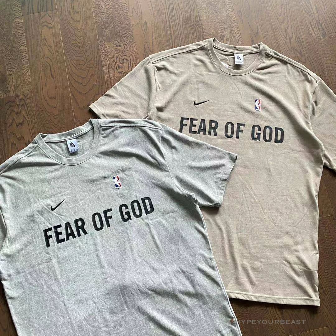 T-Shirts FOG X Nike Tee Shirt Cream