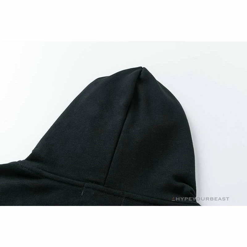 BAPE Classic Ape Head Embroidered Standard Cotton Terry Hoodie ‘BLACK’ Clothes