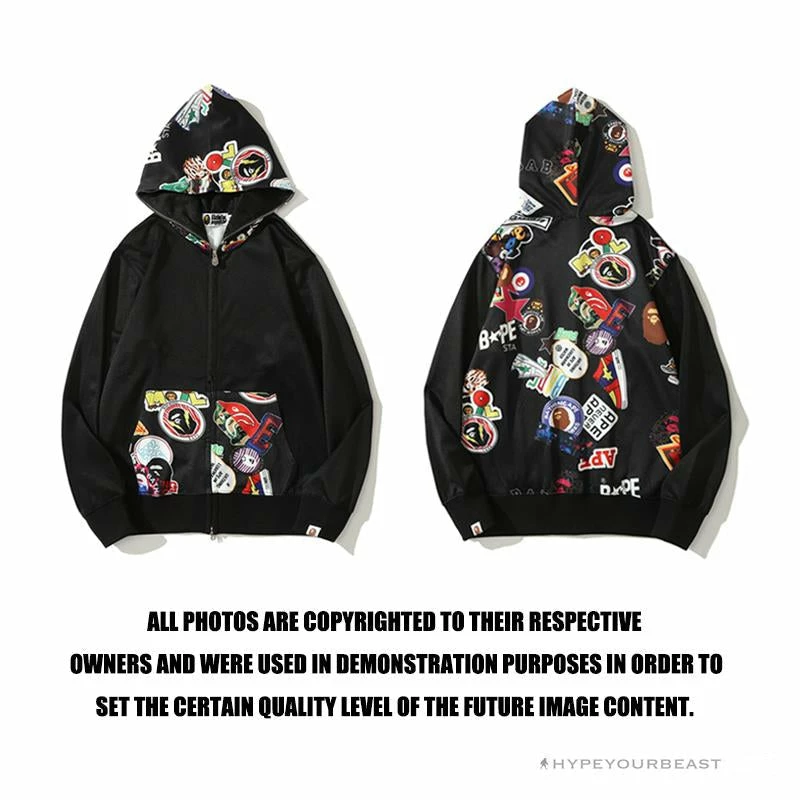 HypeYourBeast Bape Camo Hoodie Logo