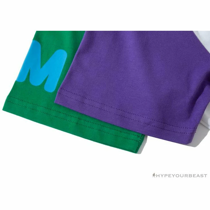 BAPE Baby Milo Cartoon Vest Color Matching Tee Shirt
