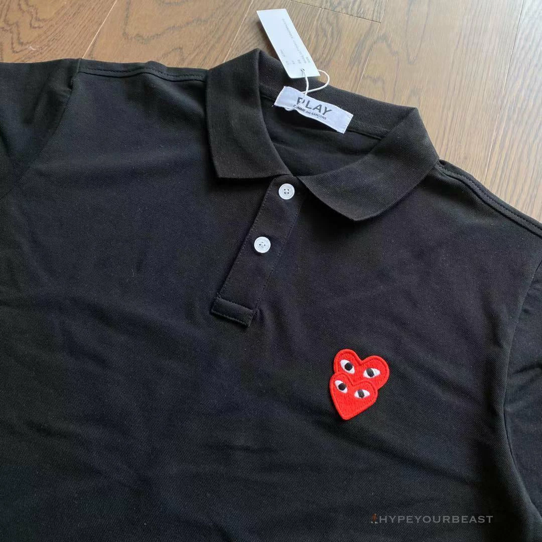 CDG Polo Shirt Black Shirts