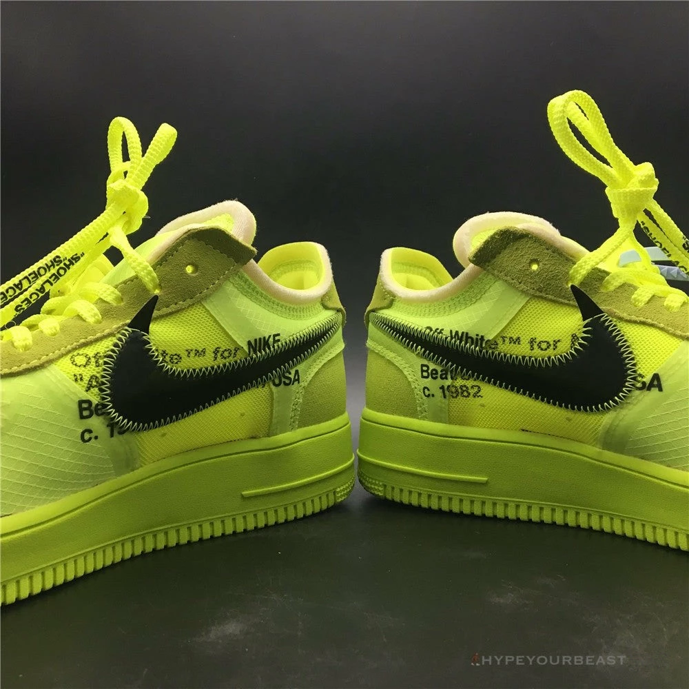 Off-White X Nike Air Force 1 Low “Volt”