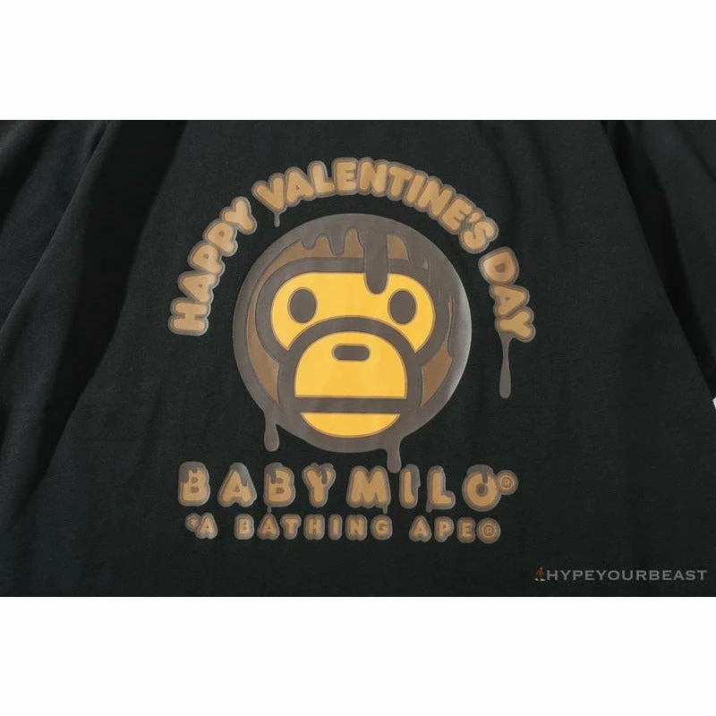 BAPE Baby Milo Valentine’s Day Chocolate Tee Shirt ‘BLACK’