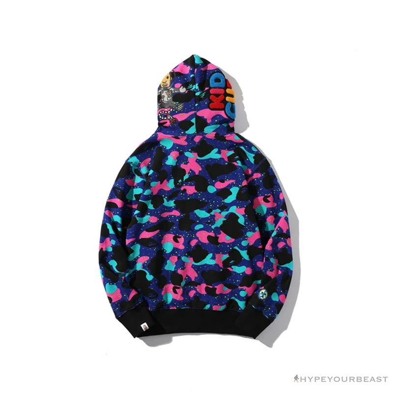 BAPE X KID CUDI Camouflage Hoodie Clothes