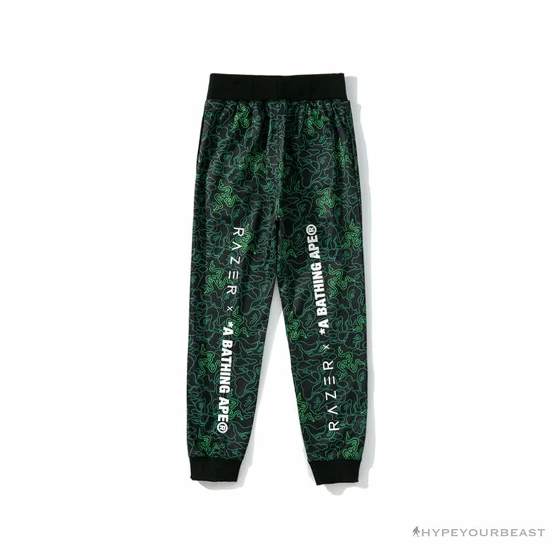 Clothes BAPE X RAZER Co-Branded Gaming Camouflage Green Pants