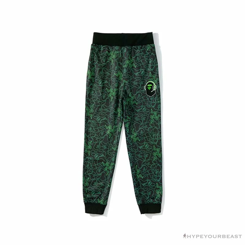 Clothes BAPE X RAZER Co-Branded Gaming Camouflage Green Pants
