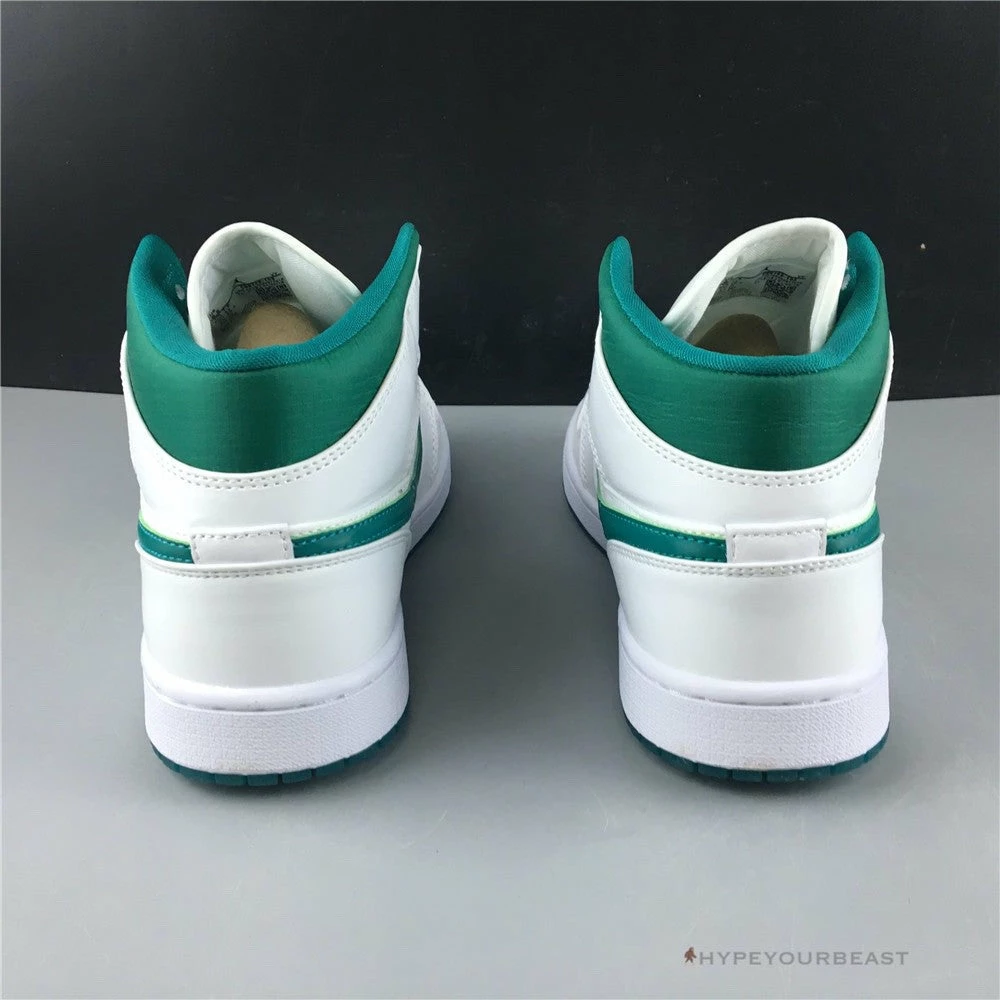 Air Jordan 1 Mid White Mystic Green