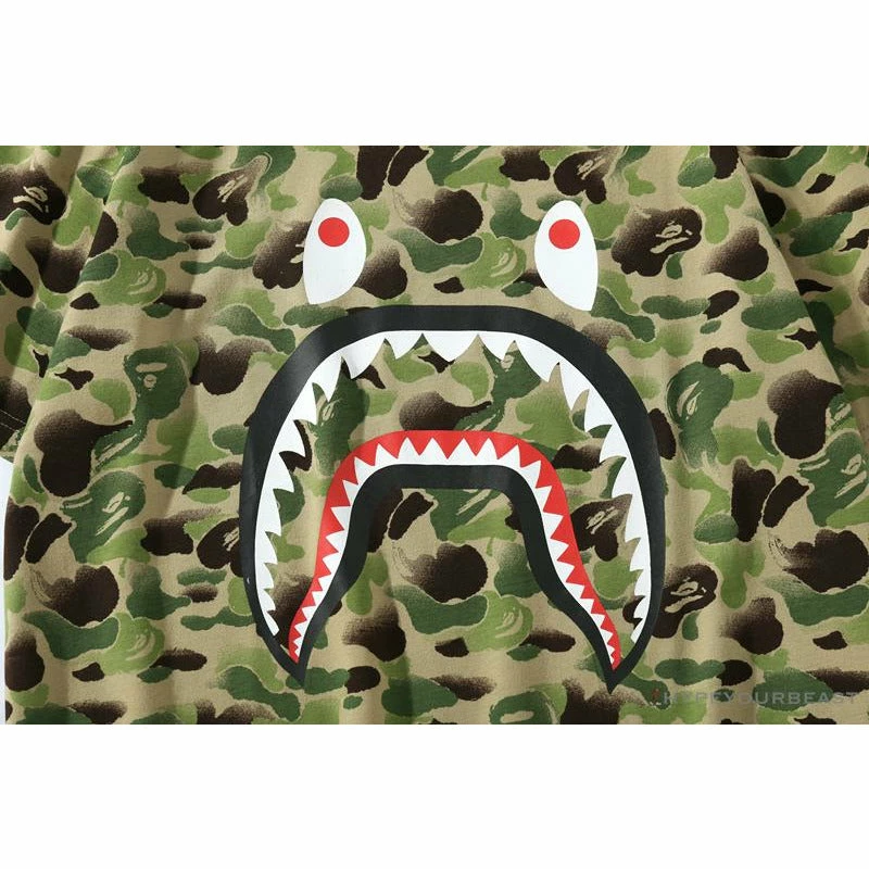 BAPE Chinese Style Ink 10th Anniversary Camouflage Tee Shirt ‘GREEN’