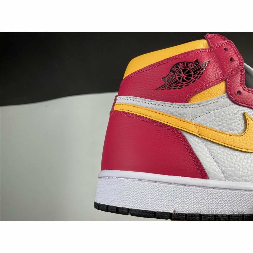 HypeYourBeast Air Jordan 1 Retro High Light Fusion Red
