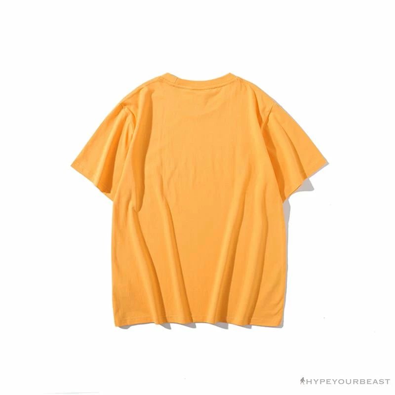 Clothes BAPE Little Ape Head Colorful Classic Tee Shirt ‘YELLOW’